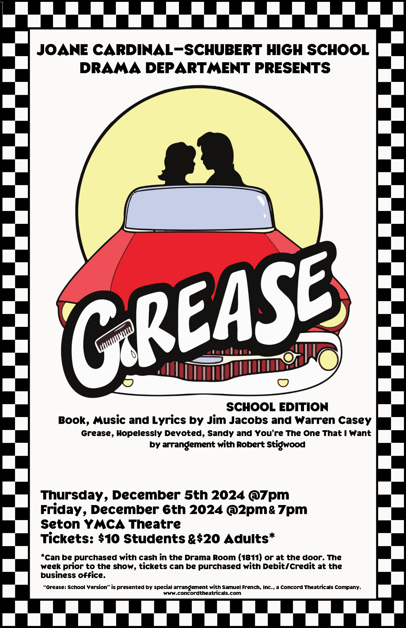 JCS Grease Poster